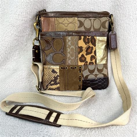 coach patchwork crossbody purse.